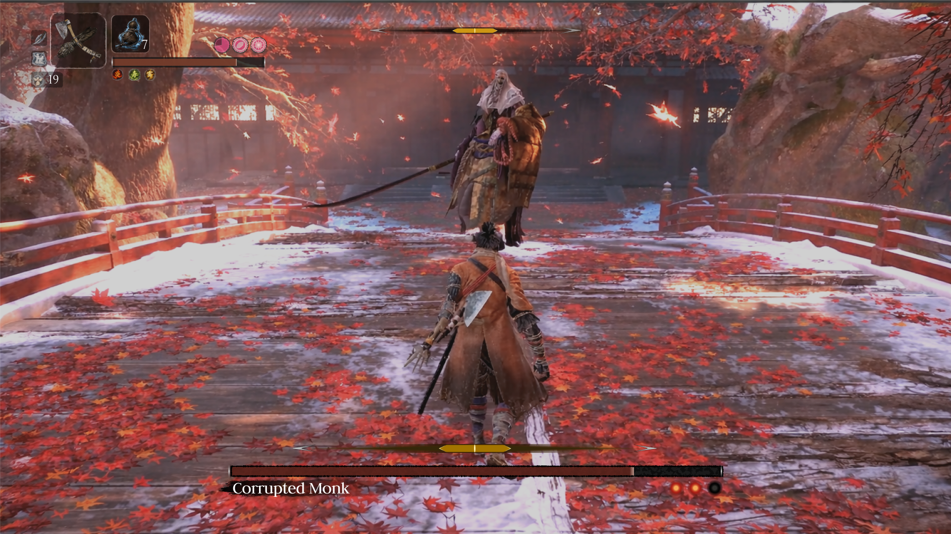 Sekiro: UI Redesign — Combat HUD & Equipment Menu
